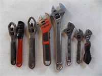 8 Adjustable Wrenches
