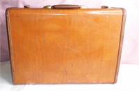 Vintage Samsonite Leather Suitcase