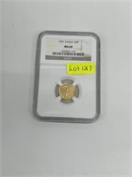 1991 $5 Gold Eagle NGC MS69