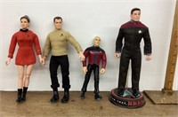 4 Star Trek action figures