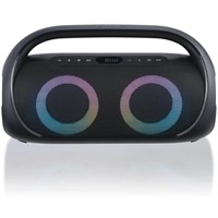 New Portable FM Boombox with LED Lighting