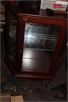 WOOD &GLASS DISPLAY CASE