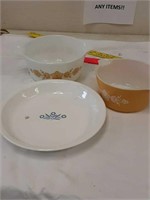 Pyrex and Corning ware