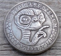 Hobo Style Challenge Dollar Coin ET