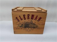 Sleeman Brewery Wooden Beer Case - Guelph Ont
