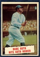 1961 Topps Babe Ruth "Babe Ruth Hits 60th Homer"