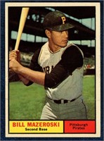 1961 Topps Bill Mazeroski Baseball Card #430