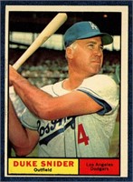 1961 Topps Duke Snider Baseball Card #443