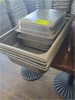 ASSORTED SS PERFORATED HOTEL PANS