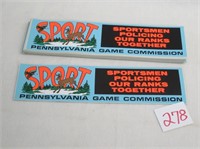 44 PA Game Commission Bumper Stickers