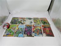 10 comic books dont Wolverine