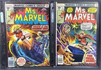 (2) 1976 Ms. Marvel #3 & #4 Comicboks