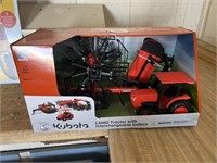 1/18 Scale Kubota L6060Tractor with Trailers