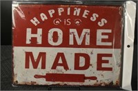 Happiness Is Home Made Tin Sign