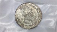 1958 un peso Mexican Silver