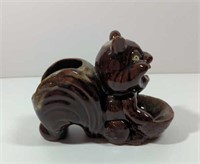 Vintage Crazy Funny  Squirrel Ceramic Dish/