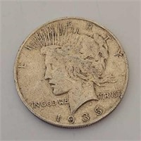 1935S Peace Silver Dollar