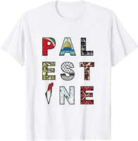 NEW L size Palestine Elements of Culture T-Shirt