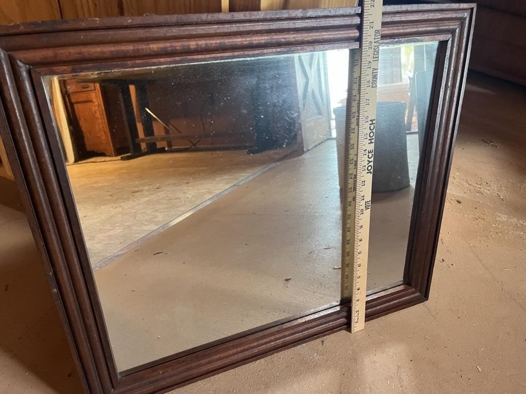 Wood Framed Mirror