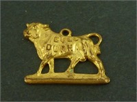 Old Bull Durham Tobacco 14k Gold Plated Charm