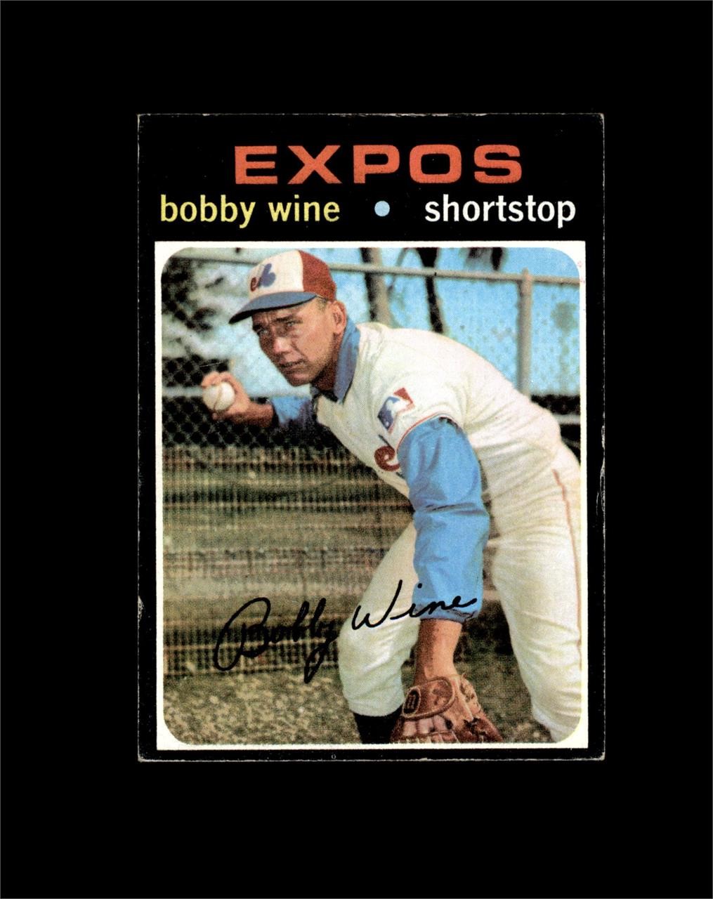 1971 Topps #171 Bobby Wine EX to EX-MT+