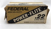 Federal High-velocity Power-flite .22 Long Rifle