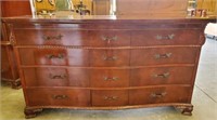 BOW FRONT DRESSER; MATCHES LOT 265