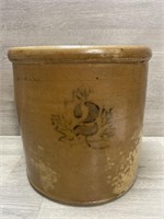100+ Year Old #2 Crock - Rare Color 9.5” Tall x