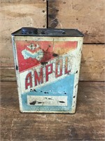 Ampol Chevron Oil Gallon Tin