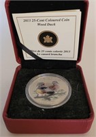 Royal Canadian Mint 2013, .25 cent Colorized