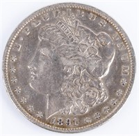 Coin 1891-CC  Morgan Silver Dollar XF VAM 3