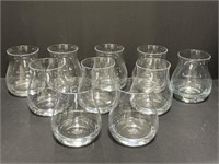 10 Glencairn Crystal Canadian Whisky Glasses