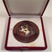 Al Shaqab Stud Breeding Medallion - Bronze Colored