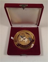 Al Shaqab Stud Breeding Medallion - Gold Colored