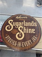 SUGARLANDS SHINE CARDBOARD 22" SIGN