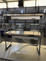 Double Heated  Overshelf for 36” Table or Prep