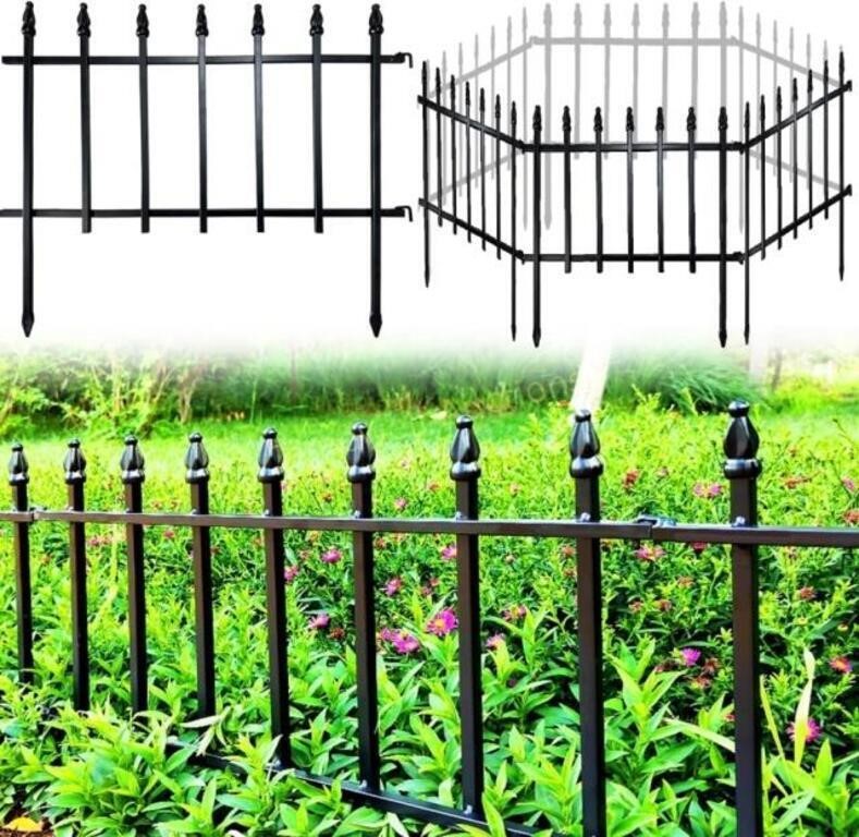 Thealyn Metal Garden Fence  22x18 (5 Panels)