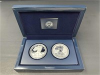 2012 US Mint Two Coin Silver PROOF Set Eagle