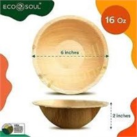 Eco Soul 12 Oz Palm Leaf Bowls  50 Counts