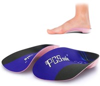 L 3/4 Orthotics Shoe Insoles High Arch 1 Pair