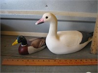 Wooden handpainted Ducks-as is lot