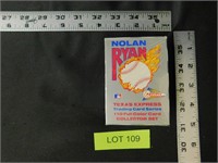 Nolan Ryan Pacific Texas Express Trading Card Set