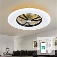 Orison 24'' Low Profile Ceiling Fan with Light, C