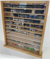 Stock Cars in Display Case