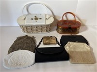 Brass and Lucite Box Purse and More