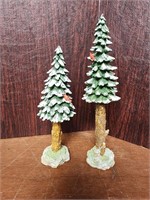 Department 56 Set two Towering Pined