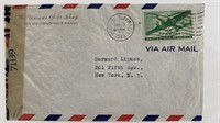 1945 WWII Territory of Hawaii censor stamp