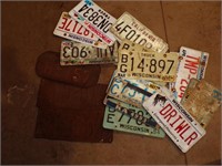 LICENSE PLATE ASSORTMENT ~WIS '33, '34 & '50