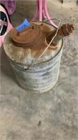 Galvanized Gas Can