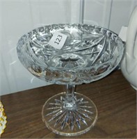 ETCHED GLASS CANDY DISH